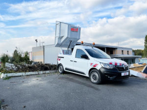 Express Van Pick up benne à bec levée - collecte de déchets