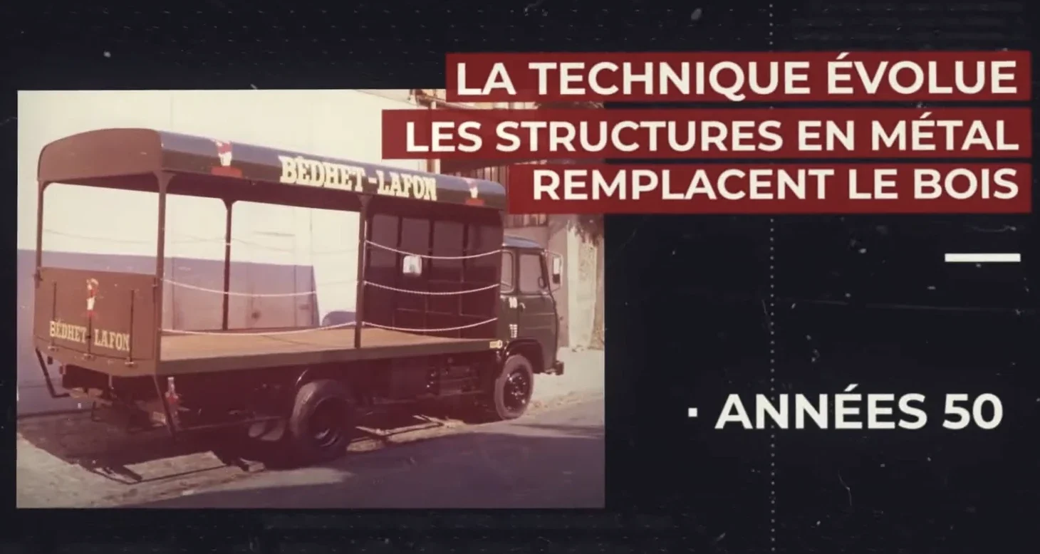 Le métal prend le relais du bois