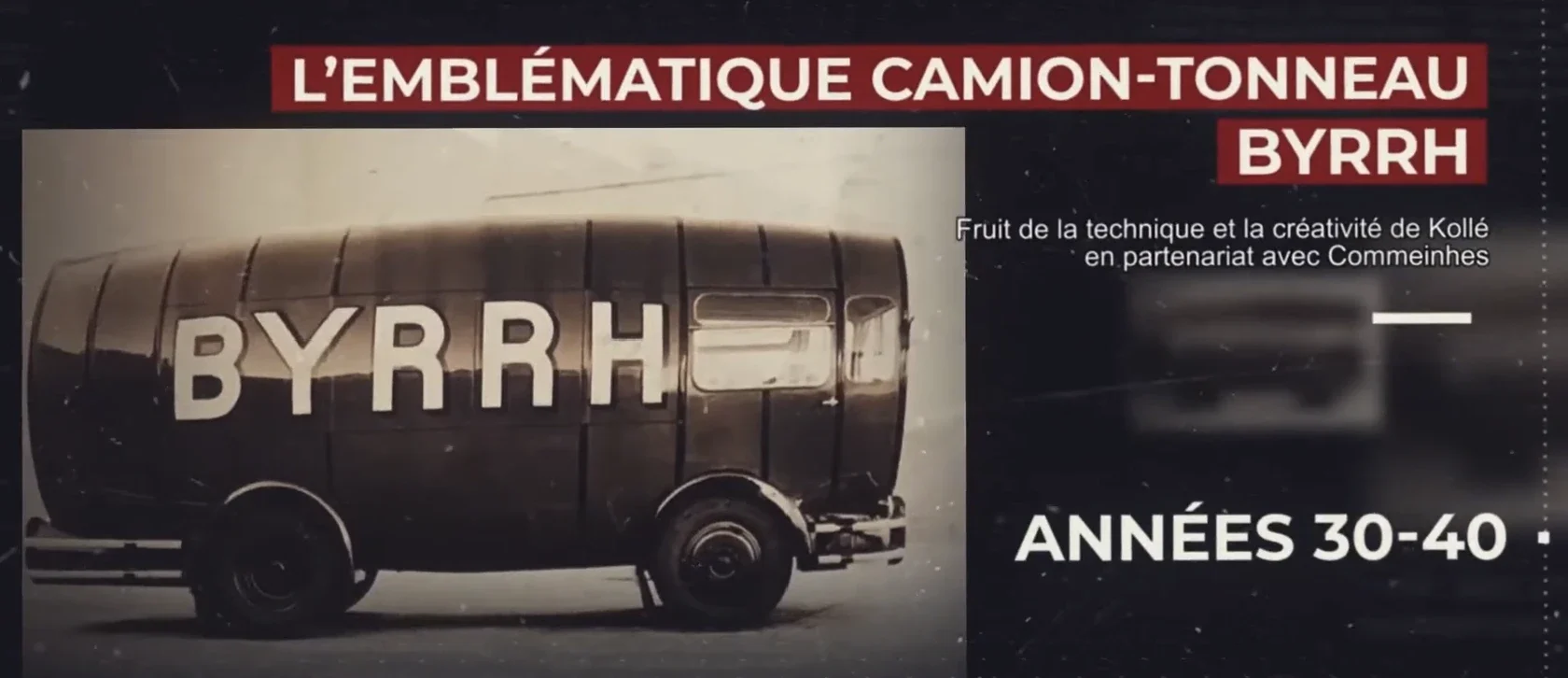 Le camion-tonneau BYRRH