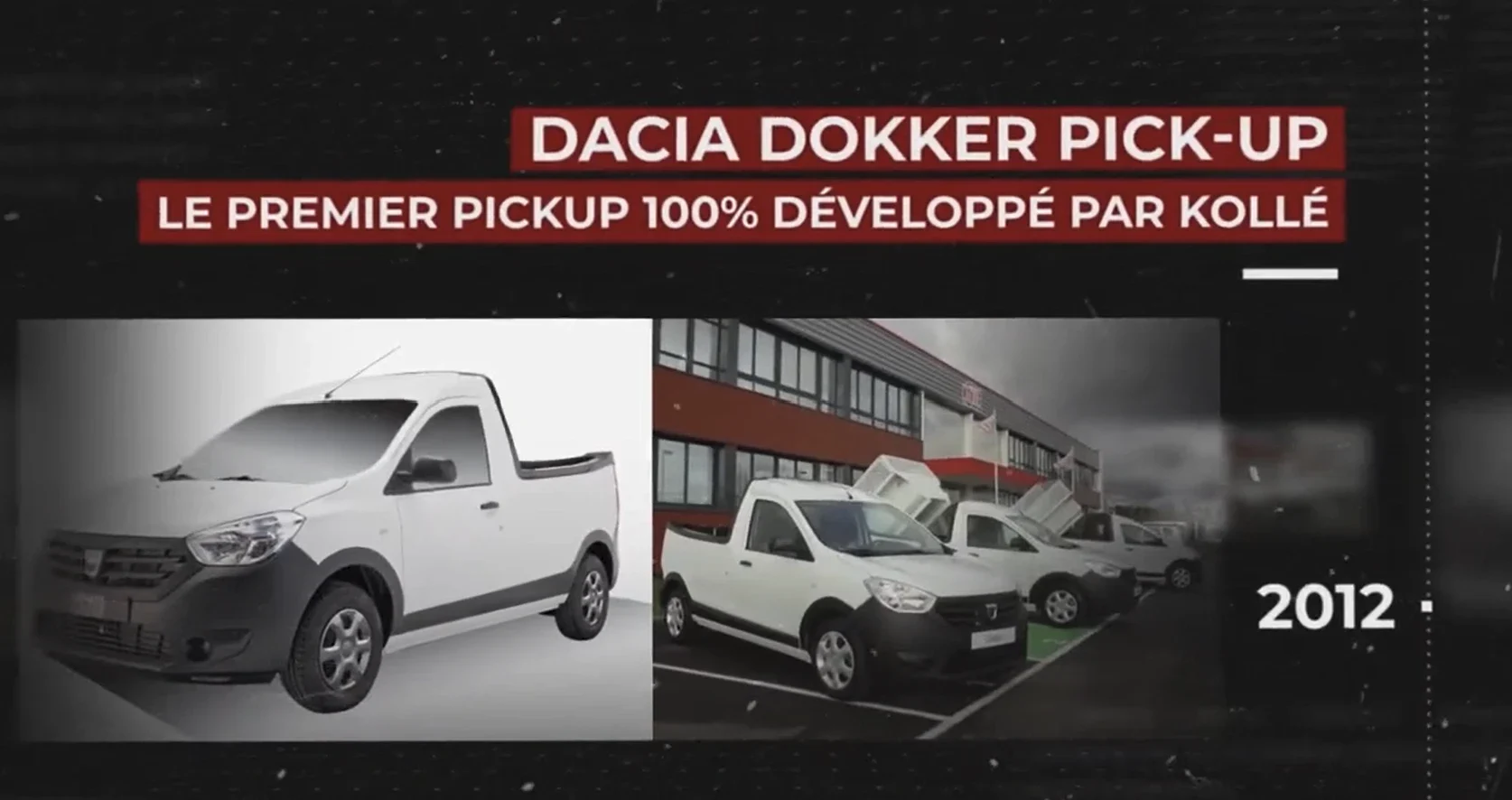 Le Dacia Dokker pick-up
