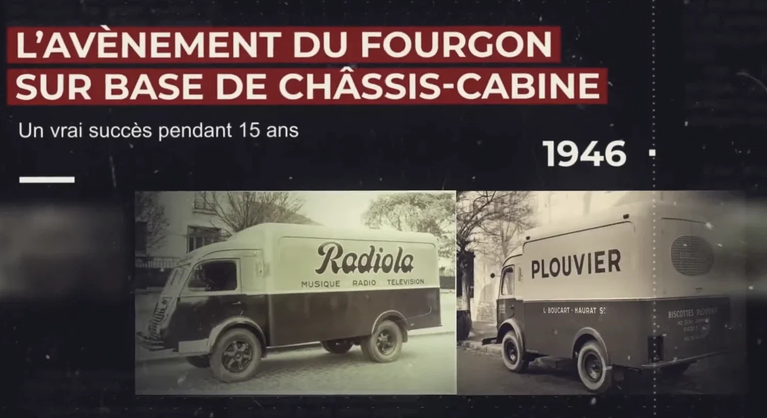Le fourgon sur châssis-cabine