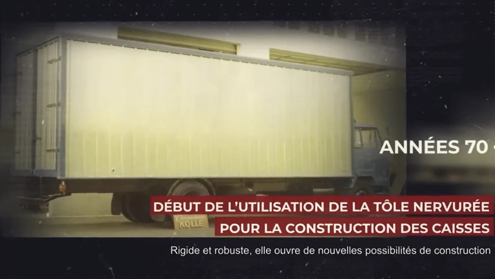 La tôle nervurée