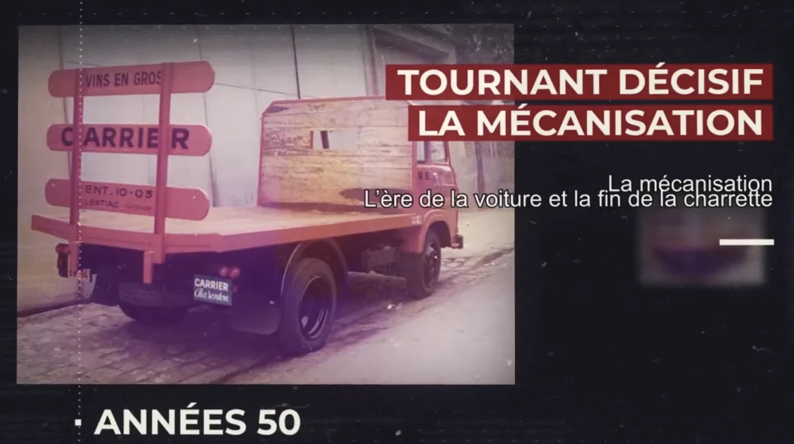Le tournant de la mécanisation